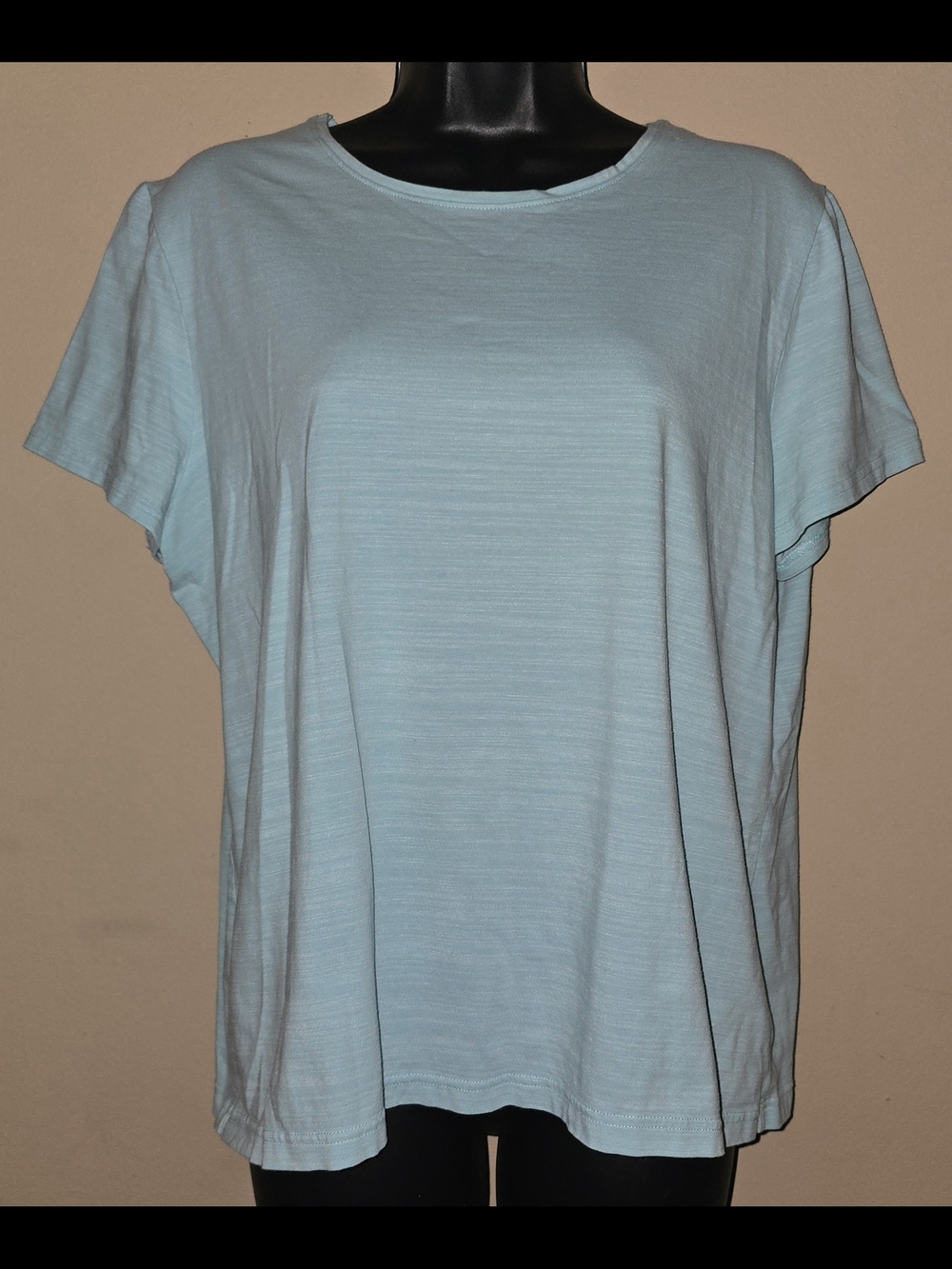Croft & Barrow The Classic Tee PXL Light Blue Everyday Wear Comfortable Simple